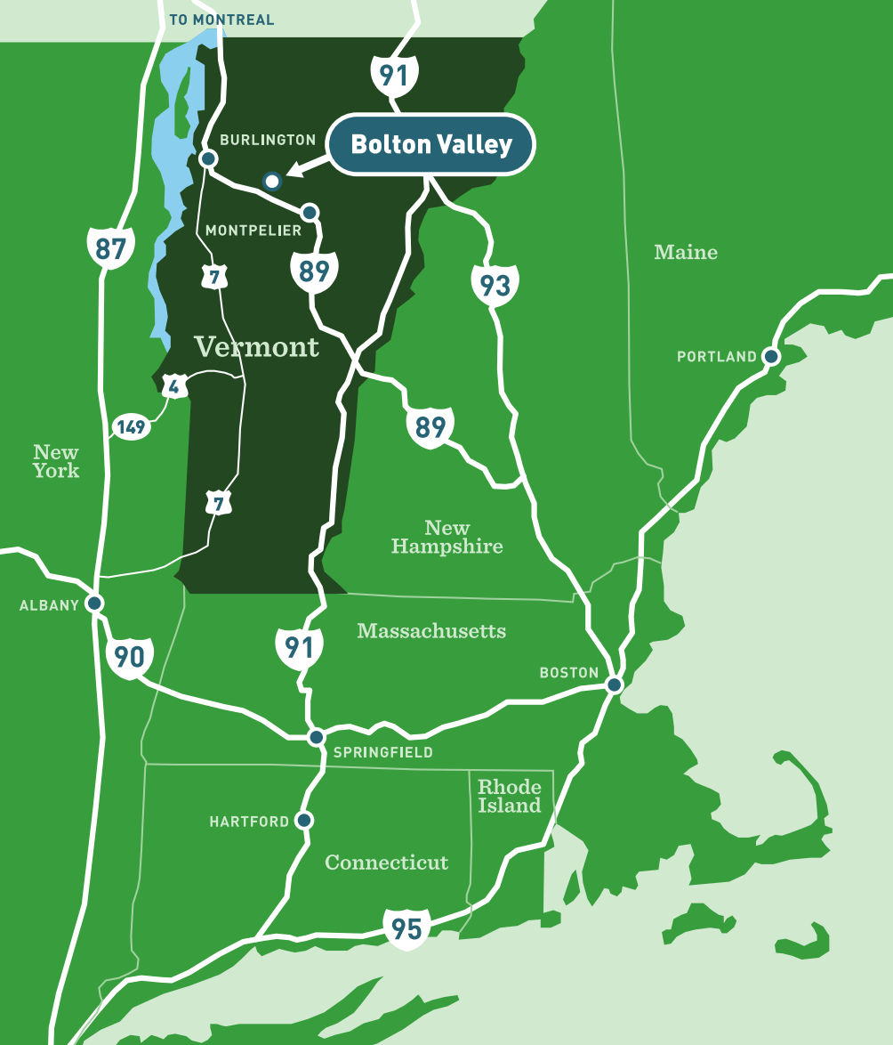 Getting Here Bolton Valley