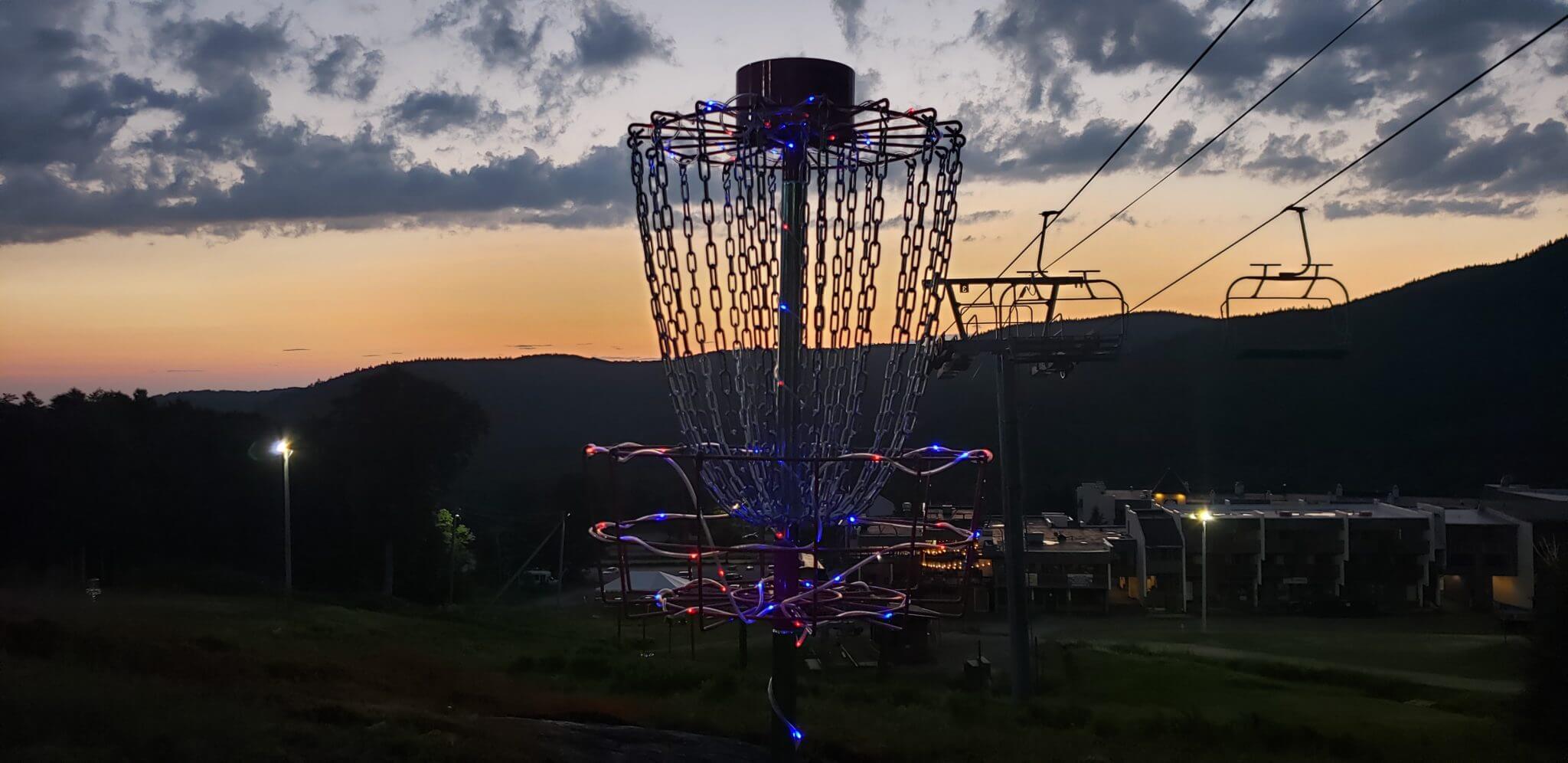 Friday Night Disc Golf Under The Lights Bolton Valley
