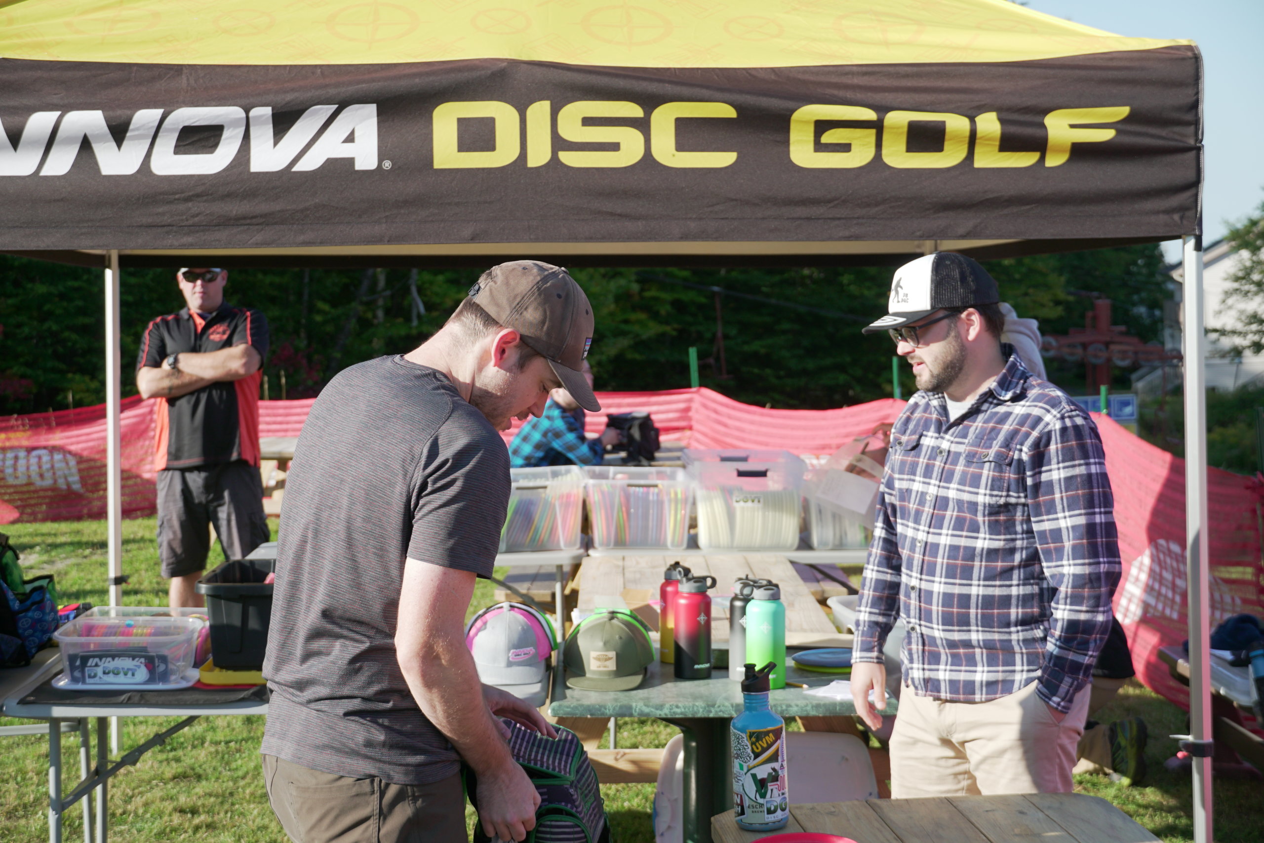 Gathering for the Annual Vista Beast Disc Golf Challenge at Bolton Valley