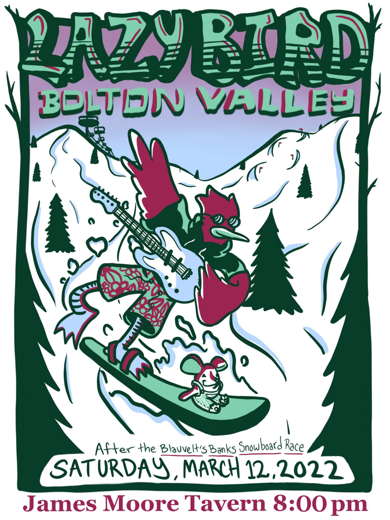 Lazy Bird at Bolton Valley Bolton Valley