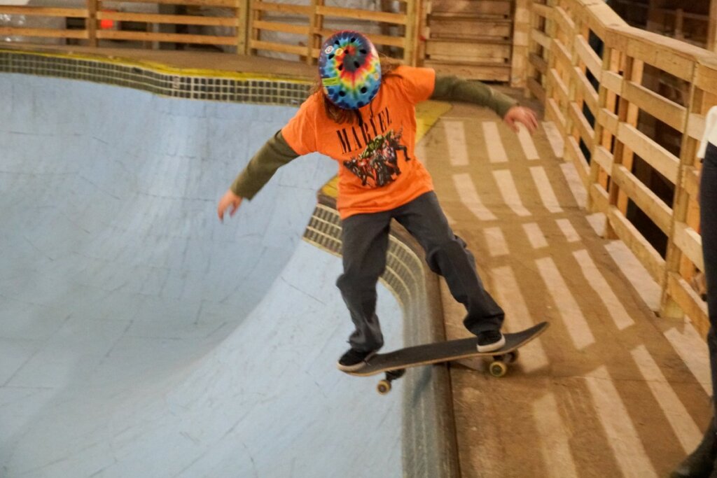 A young skater drops into the infamous "Talent Bowl" that made a home at Bolton Valley for 5 years