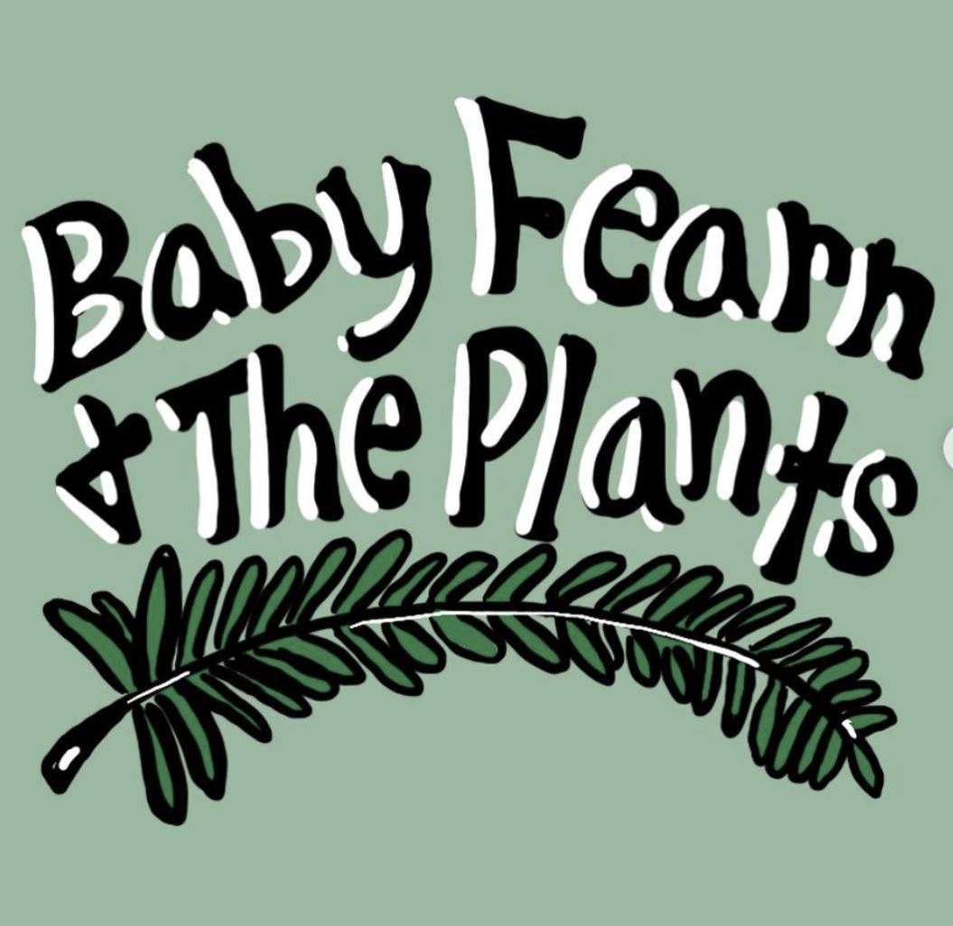 Baby Fearn & The Plants logo, promotion for performance at bolton valley