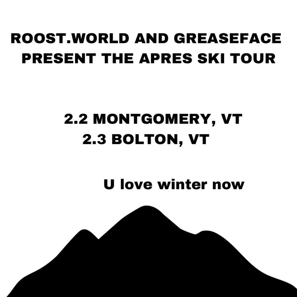 grease face and roost world concert poster for the james moore tavern